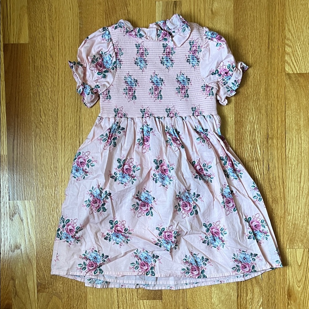 Floral Pink Kids Dress